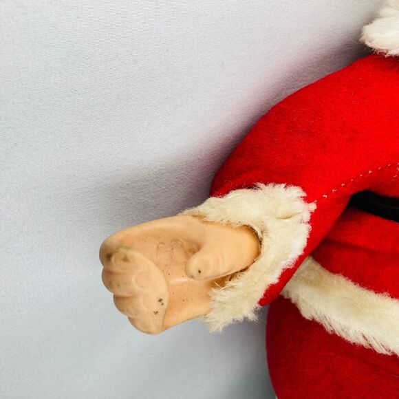 1950s Rushton Company Star Creation Stuffed Coca-Cola Santa Claus - Picture 14 of 15